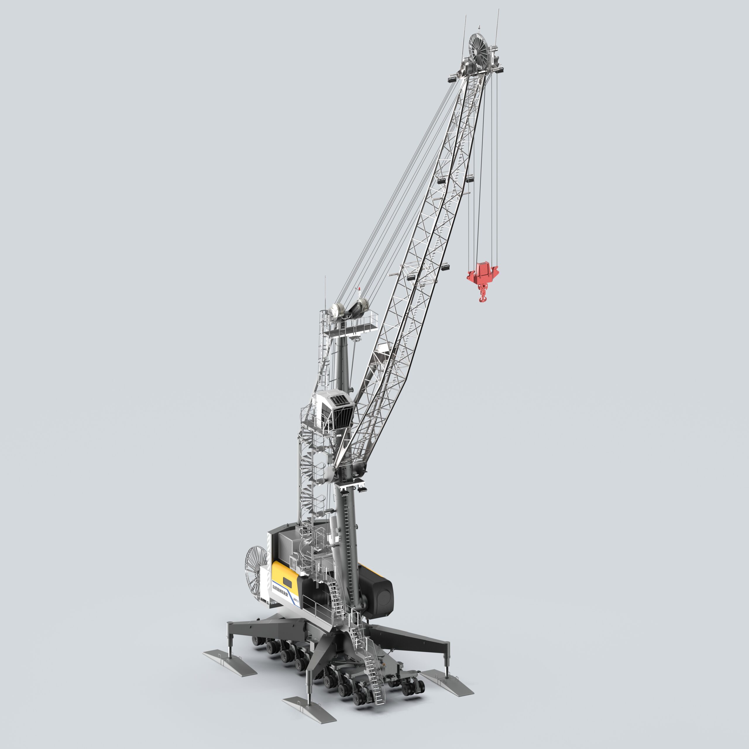 Electric Liebherr LHM 280 for SAga Fjordbase