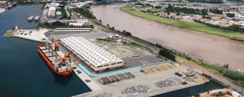 Visualisation of Middle Quay at Port of Newport