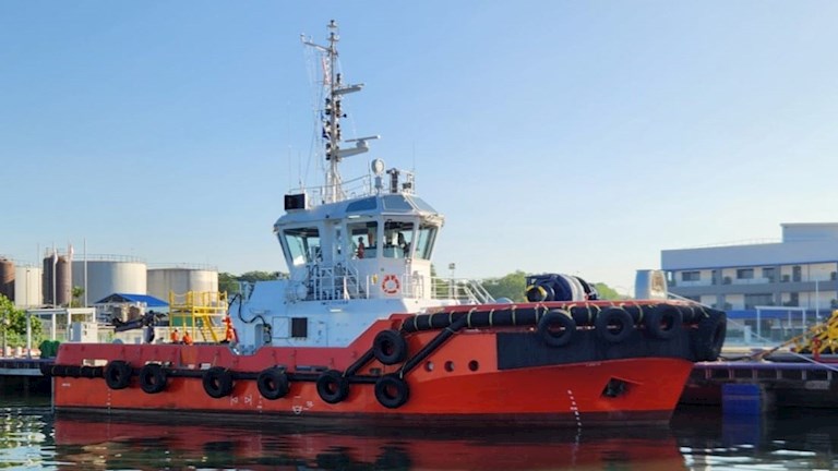 PaxOcean–ABB collaboration on Singapore’s first electric tug reaches major milestone
