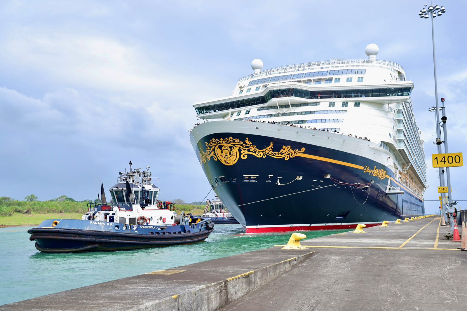 The Panama Canal Marks Milestone with Transit of the Disney Adventure Cruise Ship