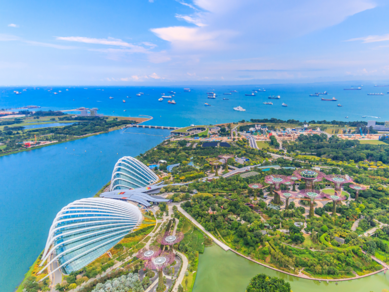 Singapore from above