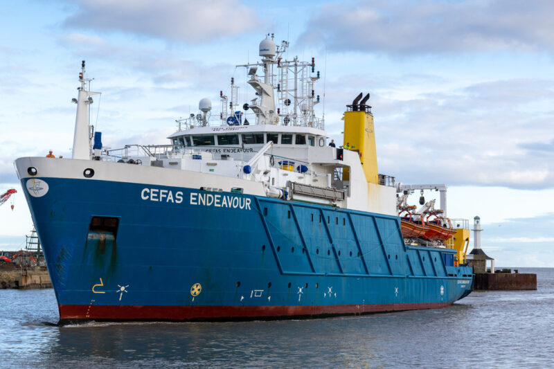 CEFAS photoshoot, RV Endeavour, Lowestoft.