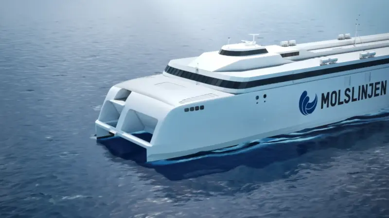 A large ferry
