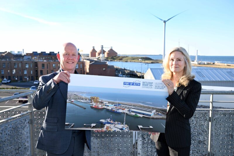 The Port of Blyth has officially launched its Battleship Wharf Expansion scheme