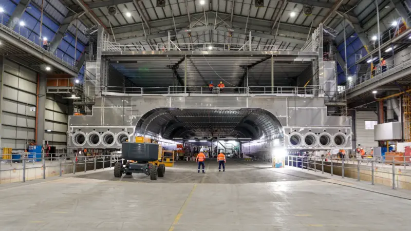 The rollback marks a major milestone in its electric ferry programme for Danish operator Molslinjen