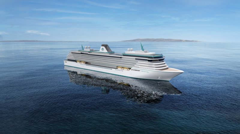 Construction will soon commence on Crystal's new luxury cruiseliner