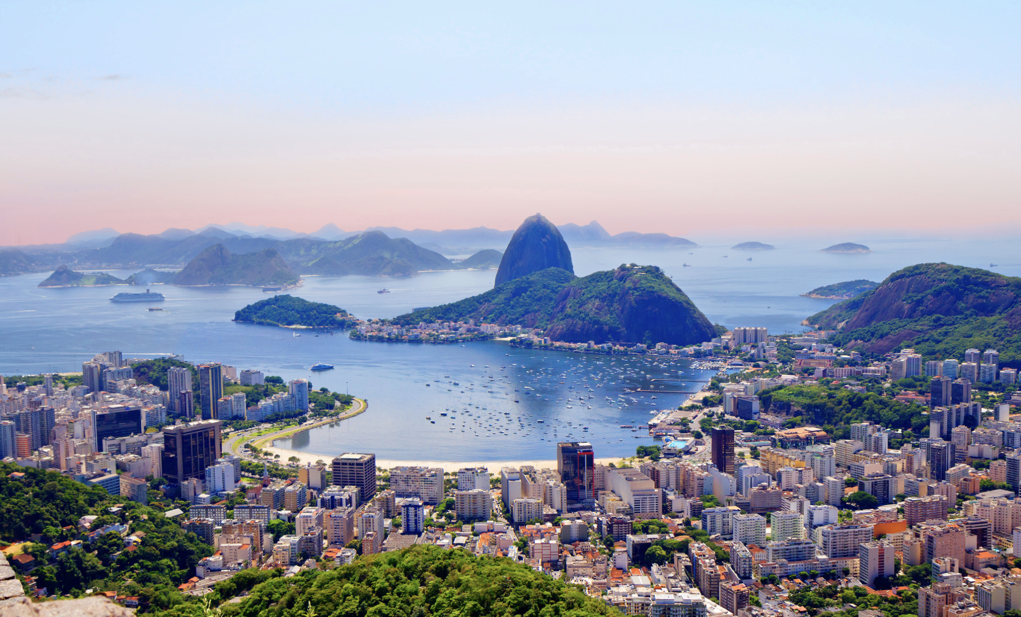 View of the Rio de Janeiro coastline. Belga Marine will serve as Corvus Energy's Aftermarket Service partner for the marine and offshore sector in Brazil.