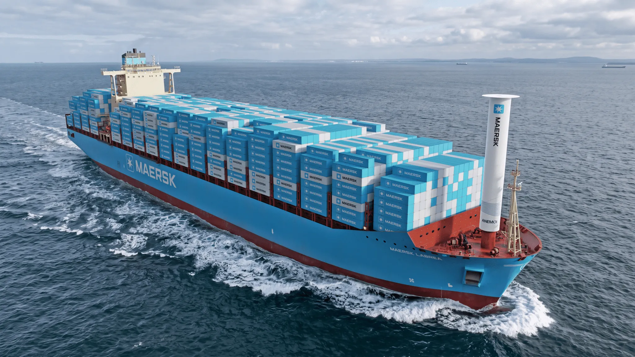 Anemoi Marine Technologies and Maersk to deliver world first as Rotor Sails set for container shipping